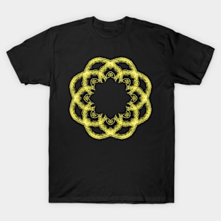 Yellow mandala T-Shirt